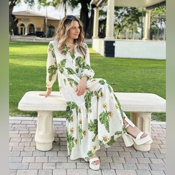 ZARA BLOGGERS’ FAVORITE FLORAL PRINT DRESS ZW COLLECTION - Picture 4 of 16